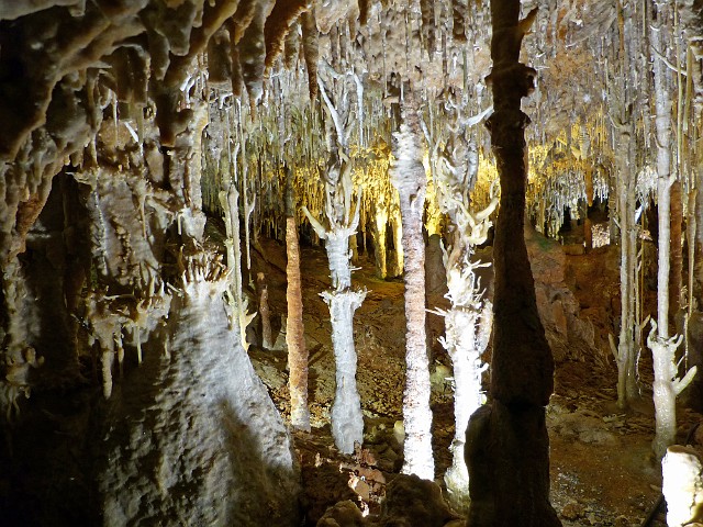 062.jpg - 062 A oto haczyki. Niektóre ze stalaktytów "rosną" do góry.