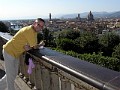 13 Rzut oka z tarasu na Florencję